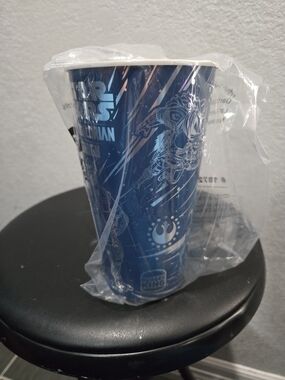 Star Wars Mandalorian Blue Disposable Party Cup - Branded Collector Design